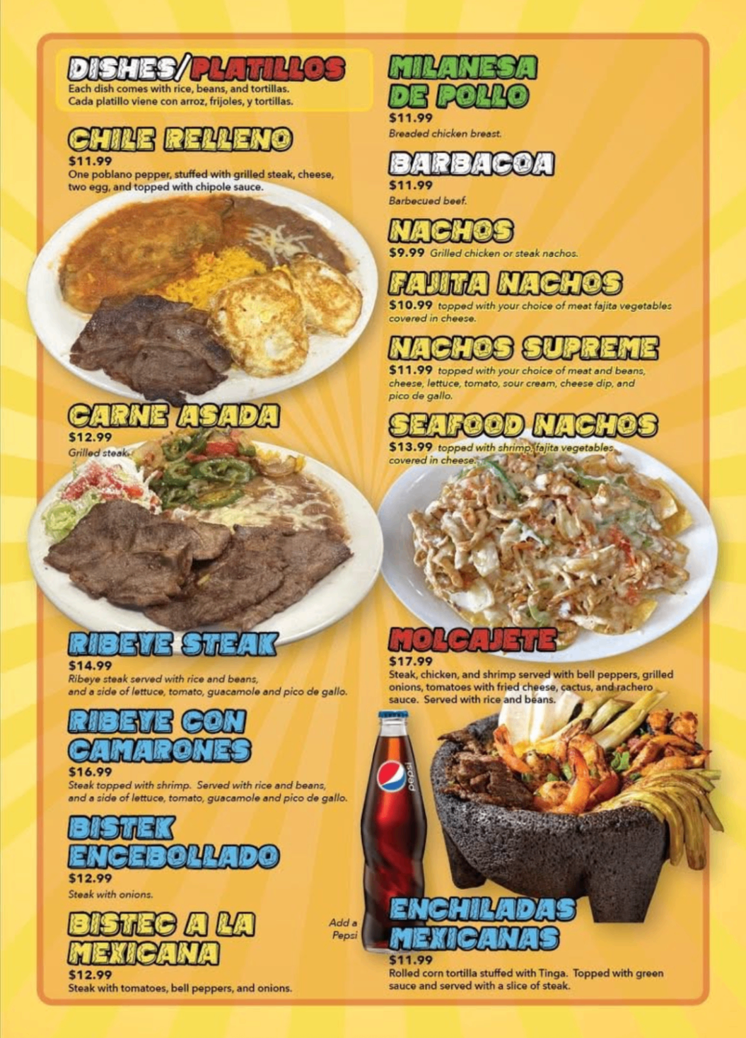 Platillos & Molcajete